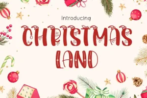 Christmasland Display Font