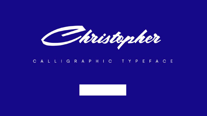 Christopher Calligraphy Font