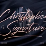 Christopher Signature Font