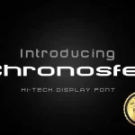 Chronosfer Display Font