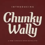 Chunky Wally Display Font