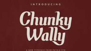 Chunky Wally Font › Fontesk