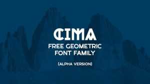 Cima Font Family › Fontesk