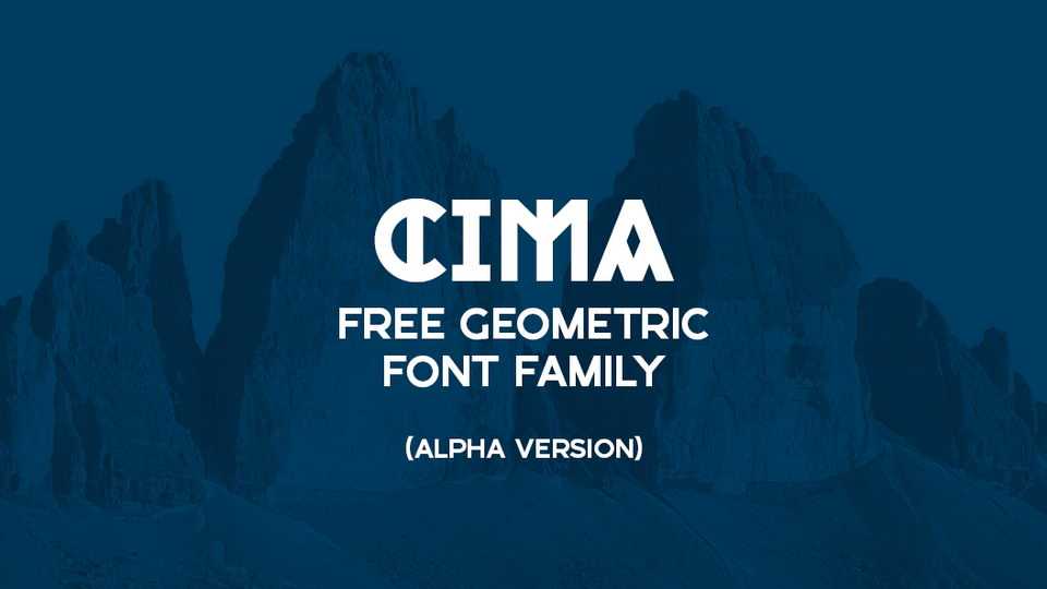 Cima Font Family › Fontesk