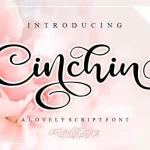 Cinchin Calligraphy Font