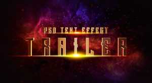 Cinematic Trailer PSD Text Effect