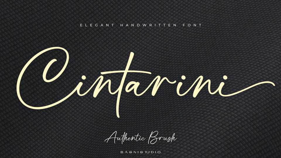 Cintarini Font › Fontesk