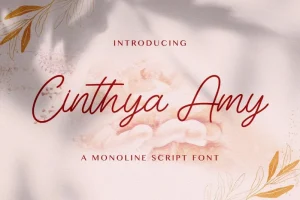 Cinthya Amy Handwritten Font