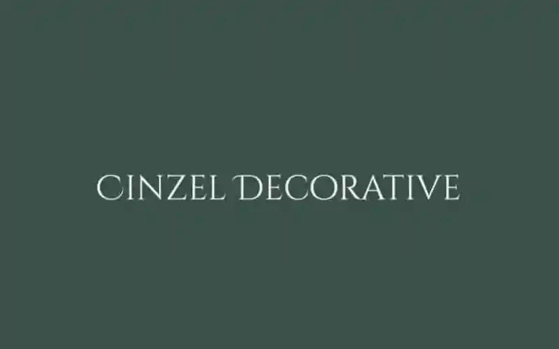 Cinzel Decorative Serif Font