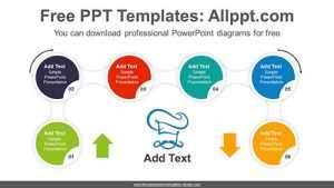 Circle Arrow Flow PowerPoint Diagram
