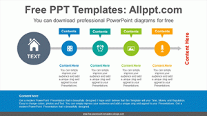Circle arrow PowerPoint Diagram Template