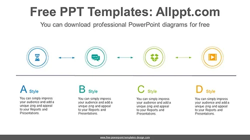 Circle Arrow PowerPoint Diagram