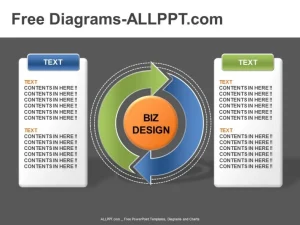 Circle Arrow PPT Diagram