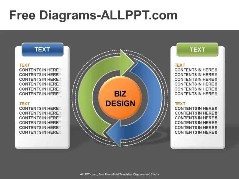 Circle Arrow PPT Diagram