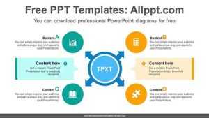 Circle Center Contrast PowerPoint Diagram