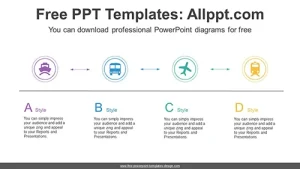 Circle Flow PowerPoint Diagram Template