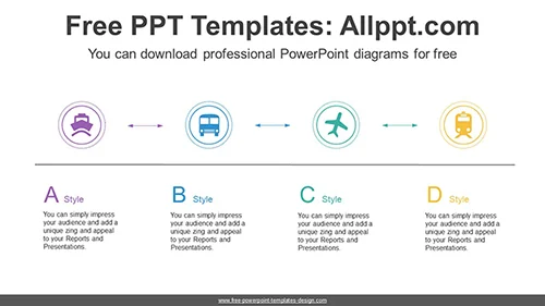Circle Flow PowerPoint Diagram Template