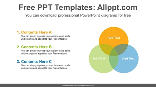 Circle intersection PowerPoint Diagram Template