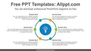 Circle radial dot PowerPoint Diagram Template