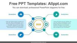 Circle Symmetrical PowerPoint Diagram
