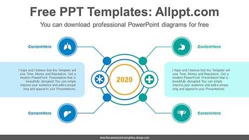Circle Symmetrical PowerPoint Diagram