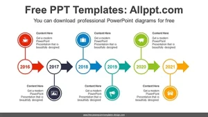 Circles Arrow PowerPoint Diagram