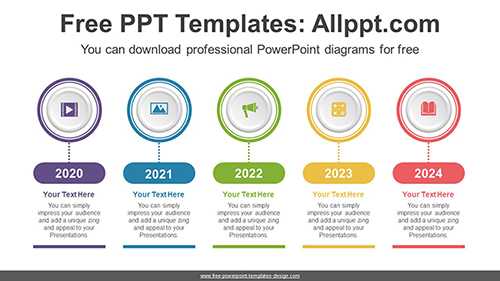 Circles Button Banner PowerPoint Diagram