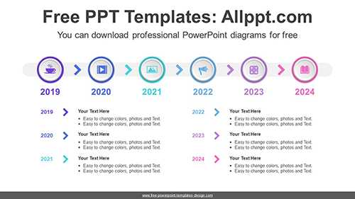 Circles Button PowerPoint Diagram