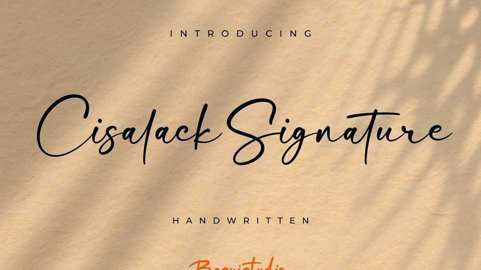 Cisalack Signature Font › Fontesk