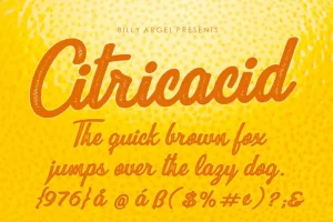 Citricacid Font