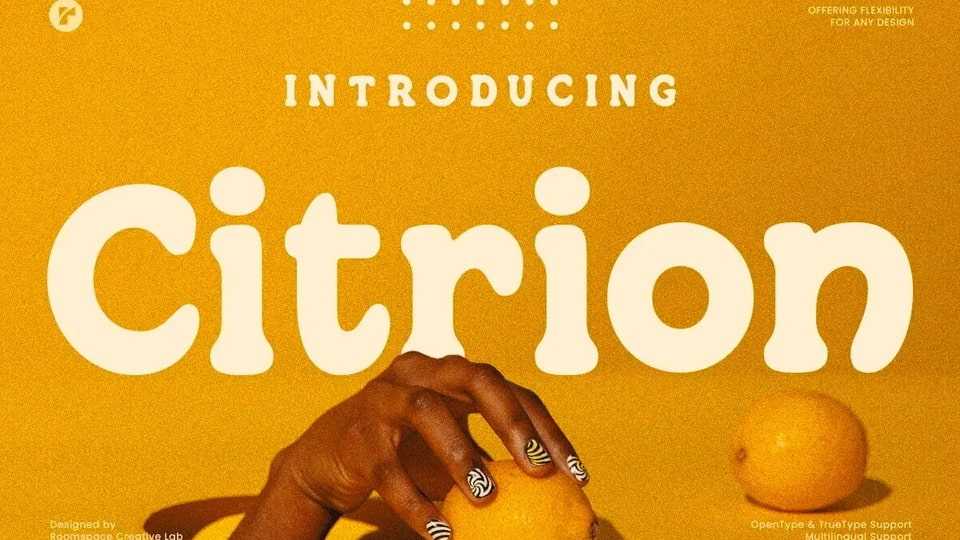 Citrion Font › Fontesk