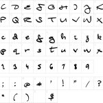City Birds Font - Fonte Grátis Mapa de caracteres da fonte City Birds Font