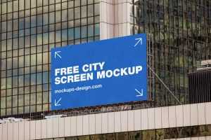 City screen mockup