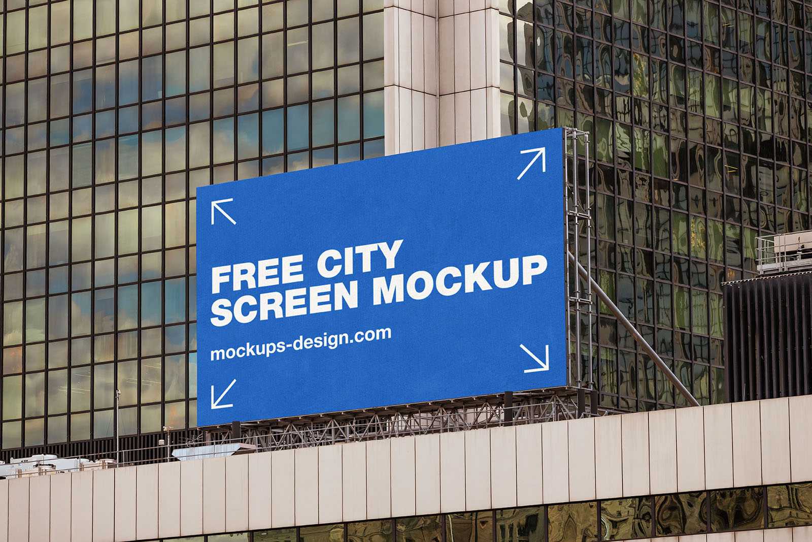 City screen mockup