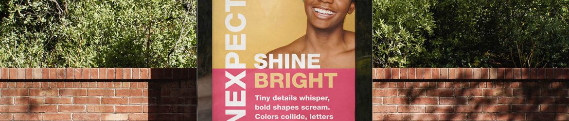 Citylight poster mockup - Instant Download