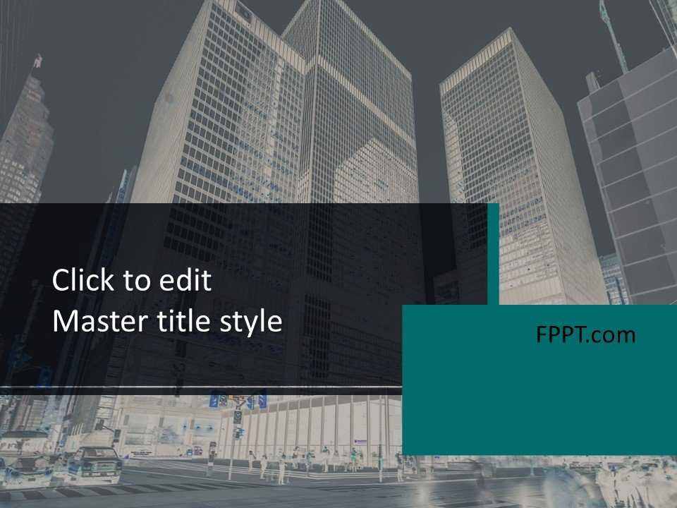 Cityscape PowerPoint Template