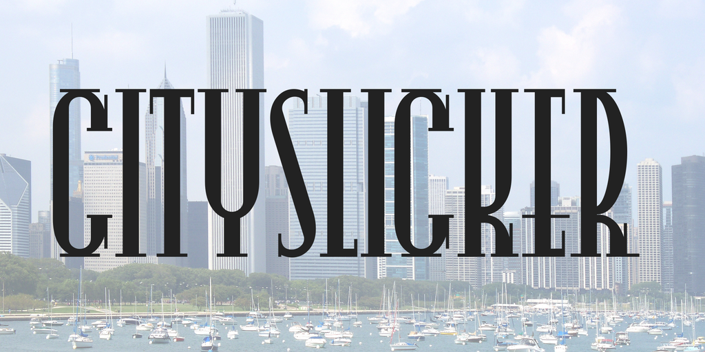 CitySlicker Font