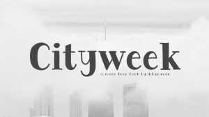 Cityweek Font › Fontesk