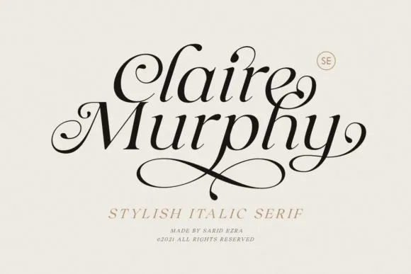Claire Murphy Font