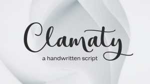 Clamaty Script Font › Fontesk