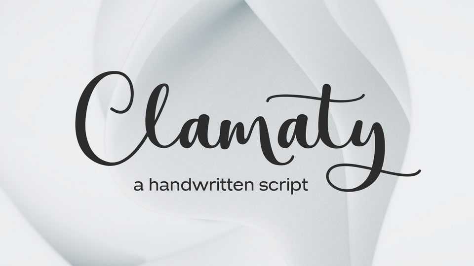 Clamaty Script Font › Fontesk