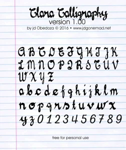 Clara Calligraphy Font