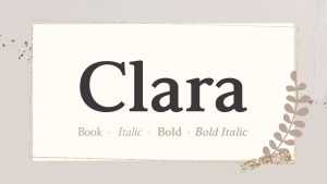 Clara Font Family › Fontesk