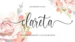 Clareta Script Font › Fontesk