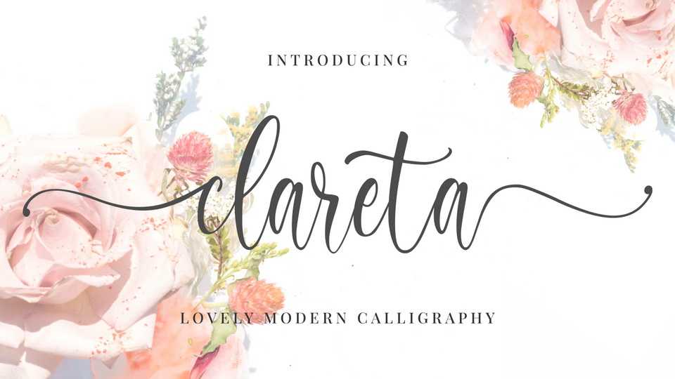 Clareta Script Font › Fontesk