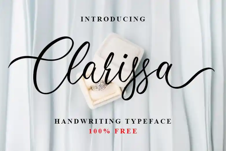 Clarissa Calligraphy Font