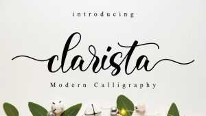 Clarista Script Font › Fontesk