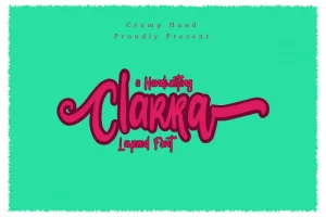 Clarra Layered Script Font