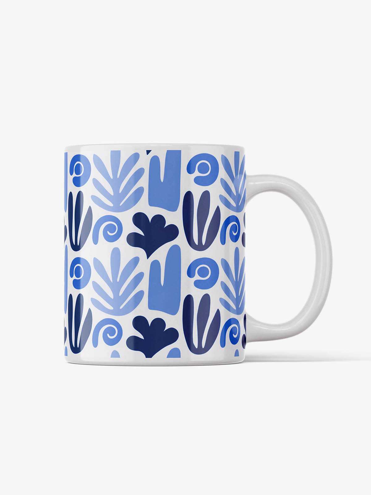 Classic ceramic mug mockup