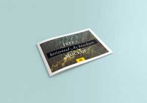 Classic Landscape Brochure Mockup (PSD)